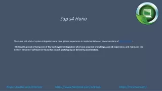 sap s4 hana