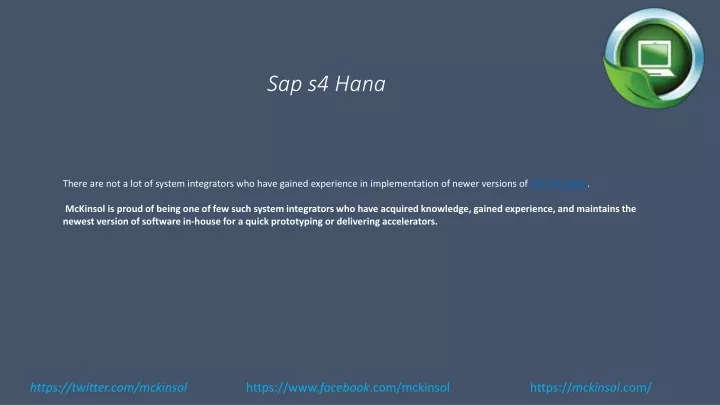 sap s4 hana