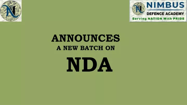 announces a new batch on nda