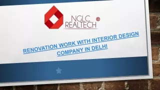 renovation work with interior design company in delhi