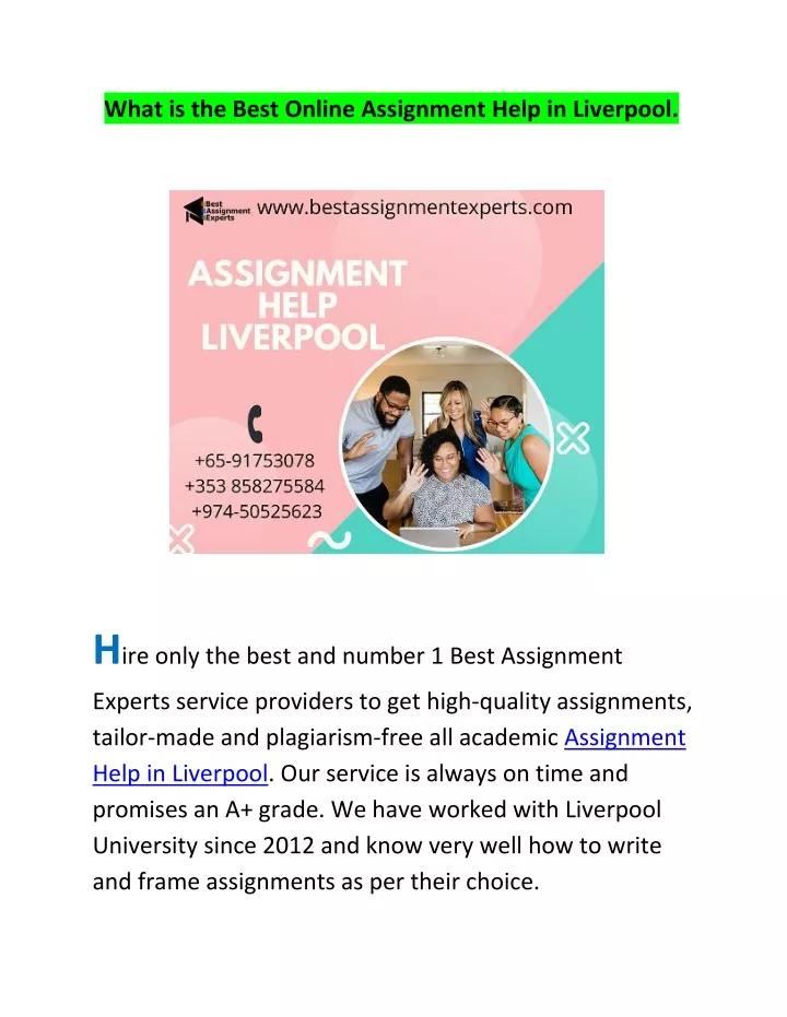 what is the best online assignment help