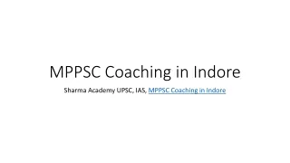 -MPPSC Coaching in Indore