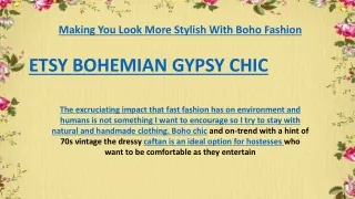 making you look more stylish with boho fashion