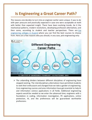 is engineering a great career path the reasons