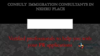 consult immigration consultants in nehru place