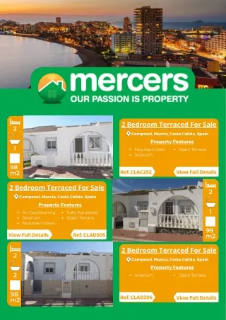 Property for sale in Spain | Mercers Spanish Property