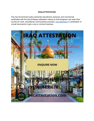iraq attestation