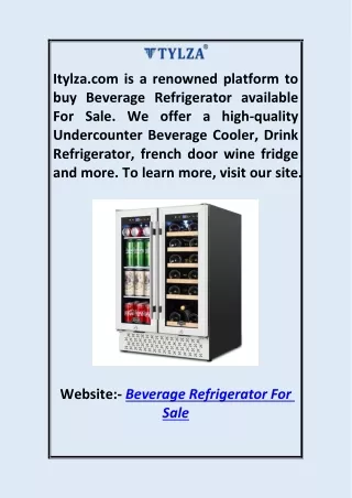 Beverage Refrigerator for Sale  Itylza.com