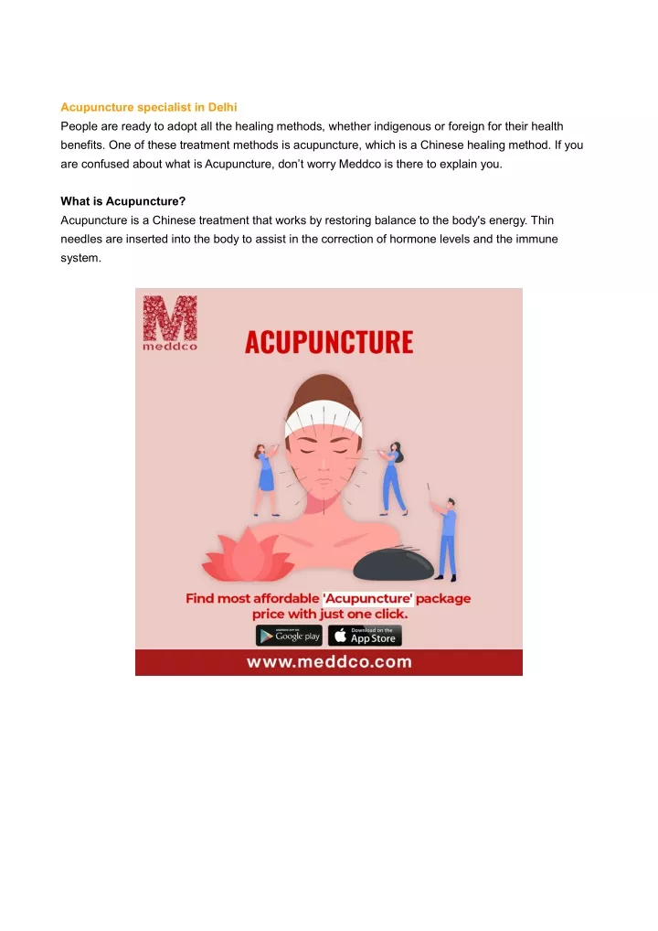acupuncture specialist in delhi people are ready