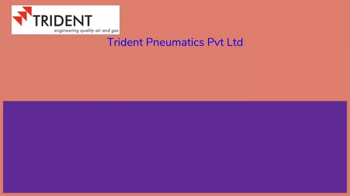 trident pneumatics pvt ltd