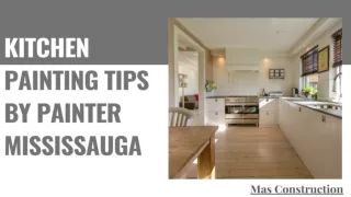 Kitchen Painting Tips by Painter Mississauga