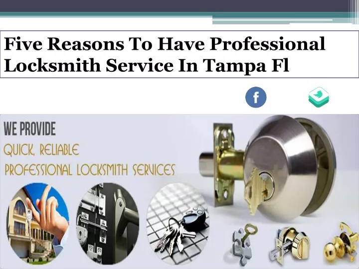 five reasons to have professional locksmith