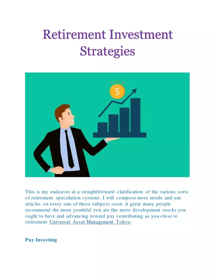 retirement investment strategies