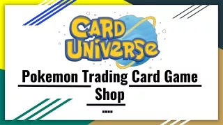 Pokemon Trading Card Game Shop