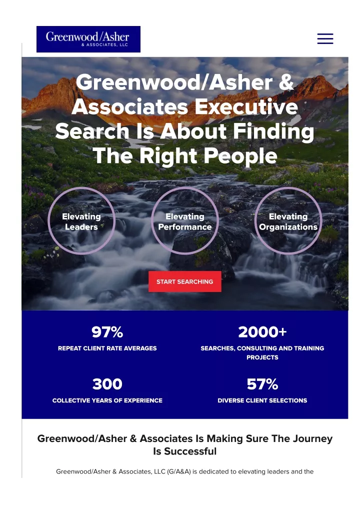 greenwood asher associates executive search