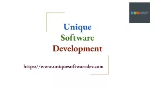 unique software development