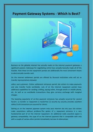 payment gateway systems which is best