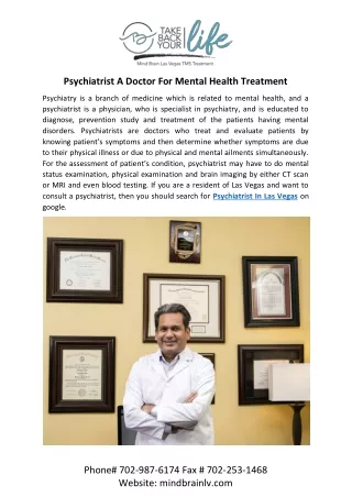Psychiatrist In Las Vegas