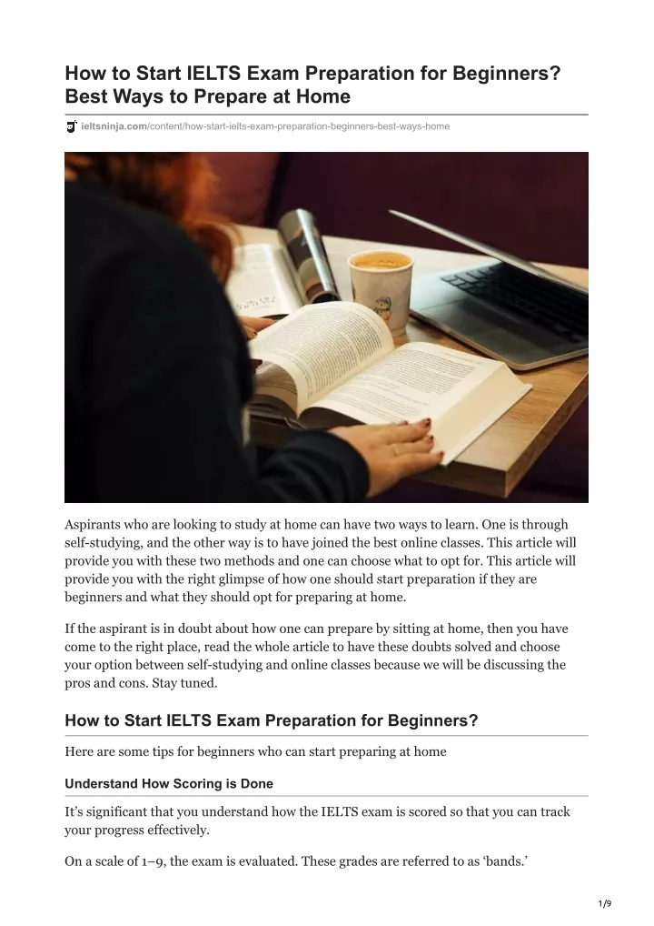 how to start ielts exam preparation for beginners