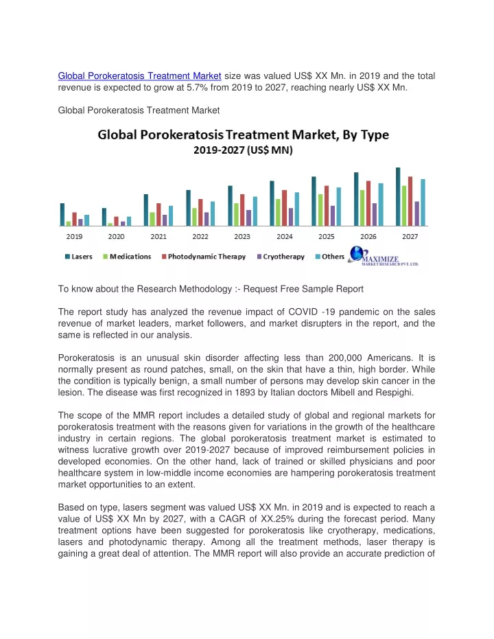 global porokeratosis treatment market size
