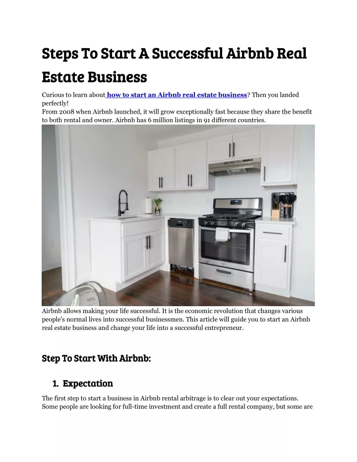 steps to start a successful airbnb real steps