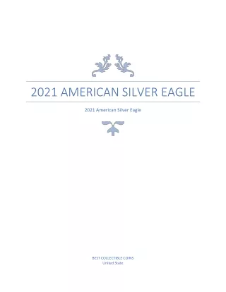 How to Buy 2021 American Silver eagle