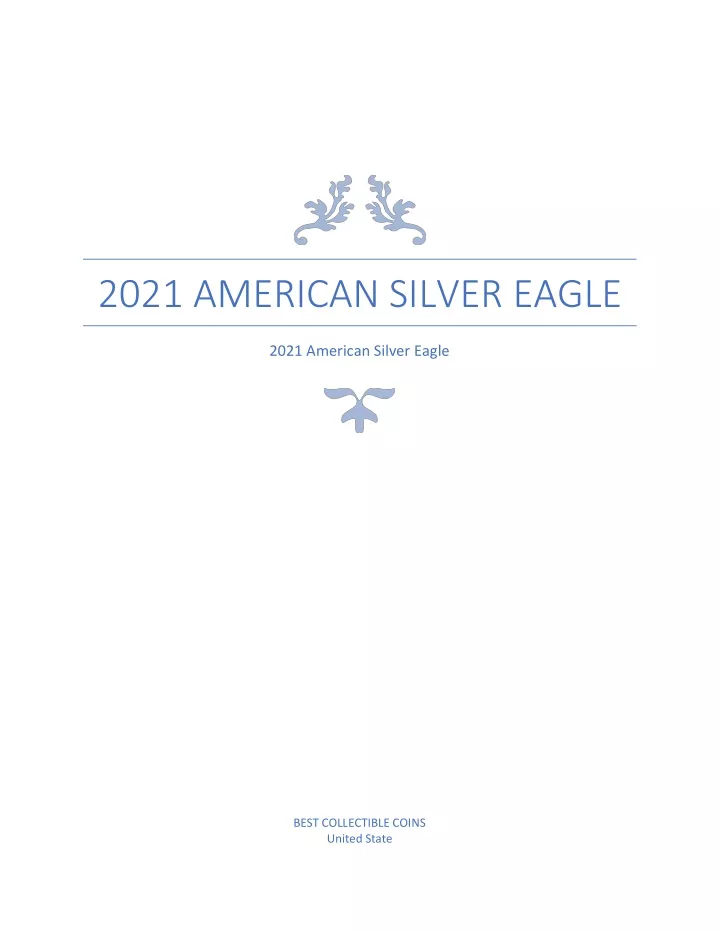 2021 american silver eagle