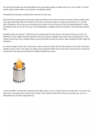 Pros & Cons Of The Solo Stove Bonfire (And Is It Really ...