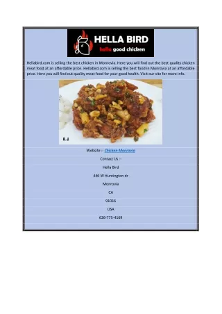 hellabird com is selling the best chicken