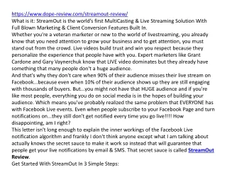 https www dope review com streamout review what