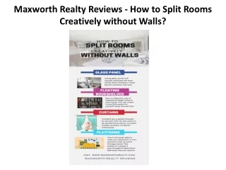 maxworth realty reviews how to split rooms