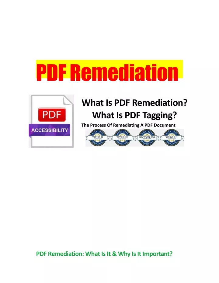 pdf remediation