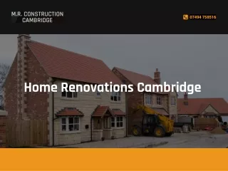 Home Renovations Cambridge