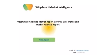 Prescriptive Analytics Market | Growth, Trends, Forecasts (2021 - 2027)