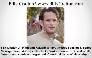 San Diego Based Billy Crafton ! Financial Advisor