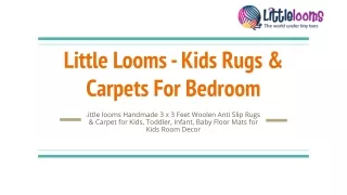 Kids Rugs & Carpets For Bedroom - Littlelooms