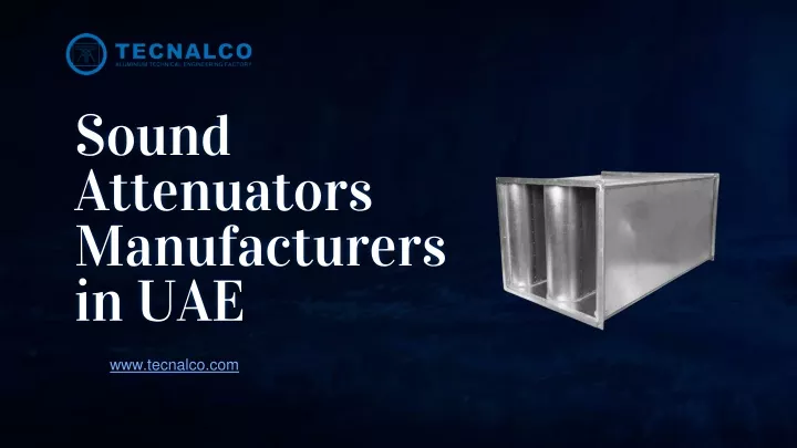 sound attenuators manufacturers in uae