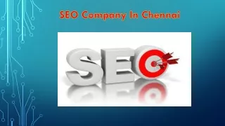 seo company in chennai