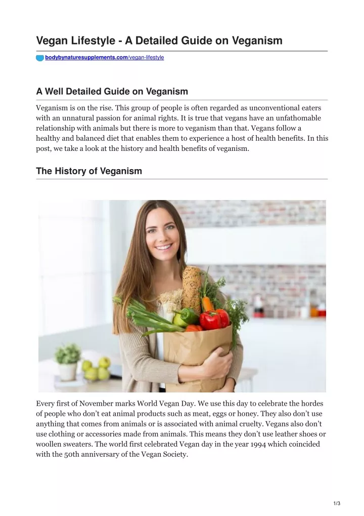 vegan lifestyle a detailed guide on veganism