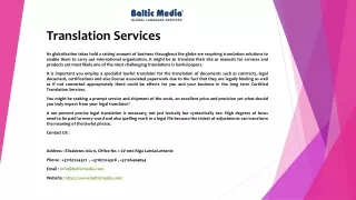 translation services