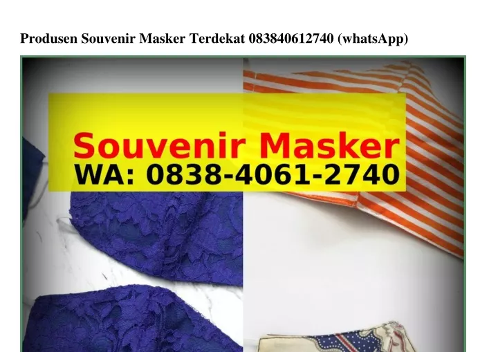 produsen souvenir masker terdekat 083840612740