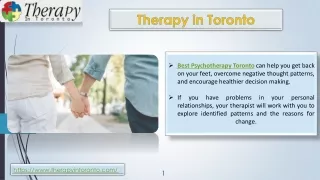 Toronto Therapy Services: Therapyintoronto.com