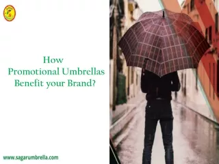 How Promotional Umbrellas Benefit Your Brand