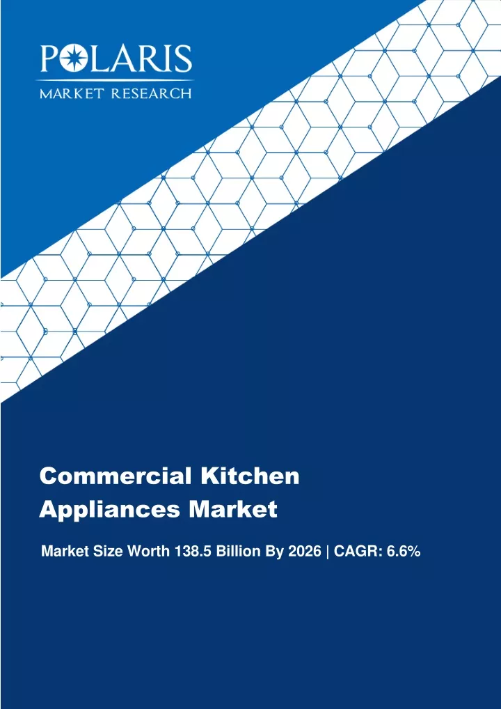 commercial kitchen appliances market
