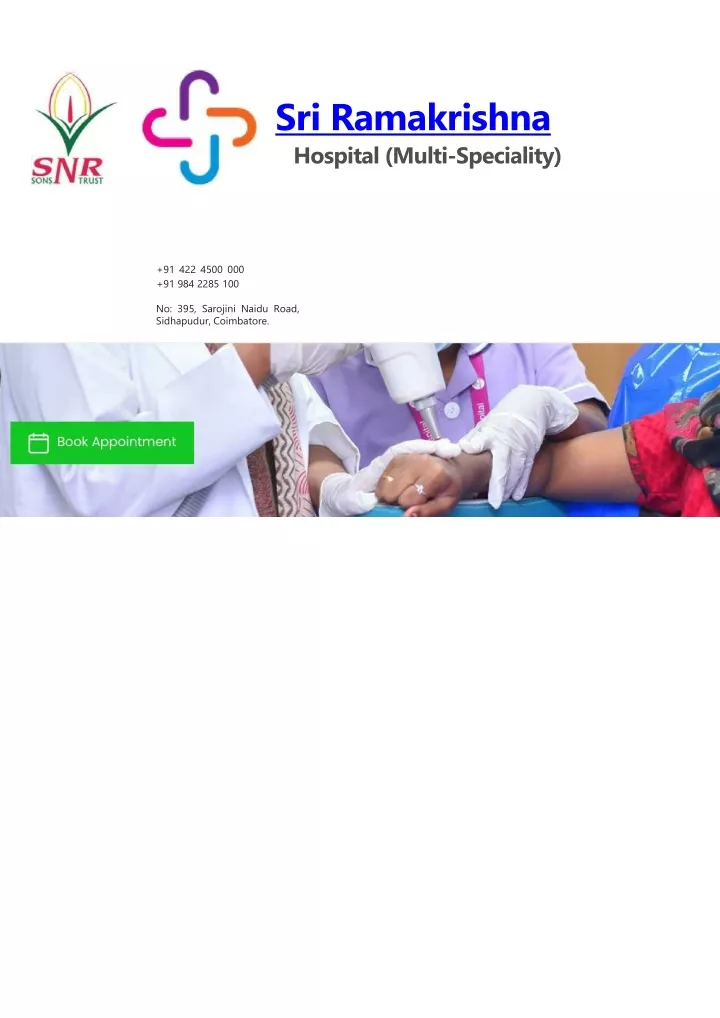 sri ramakrishna hospital multi speciality