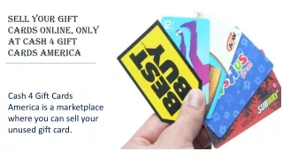 Excited to Sell Gift Cards Electronically? – Bank On Cash 4 Gift Cards America!