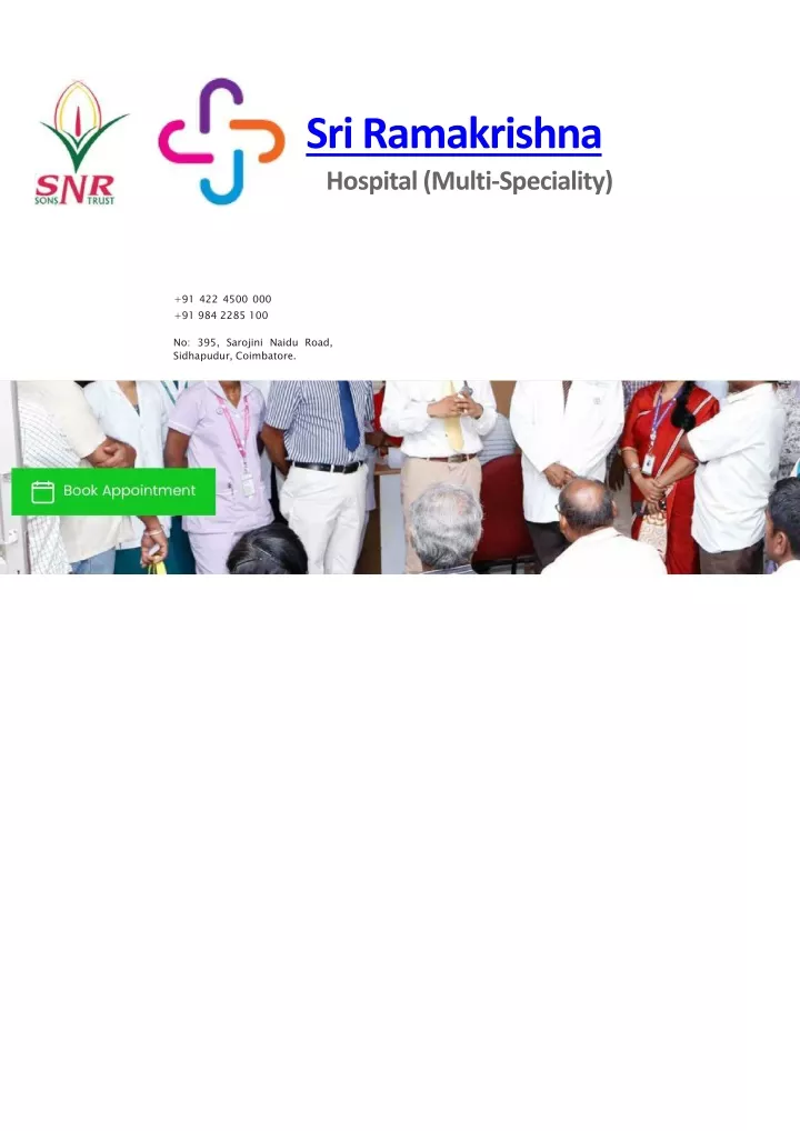 sri ramakrishna hospital multi speciality