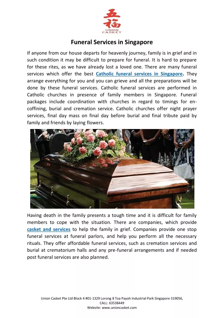 funeral services in singapore