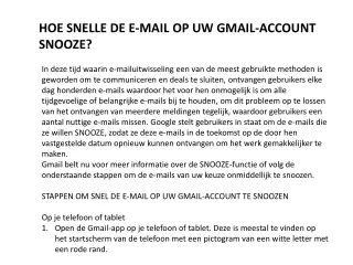 Gmail Telefoonnummer nederland