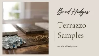 Get Terrazzo Sample from Brad Hedges